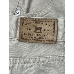 Lauren Jeans Co. Ralph Lauren Capris Womens 10 (30 X 20) Cotton Khaki